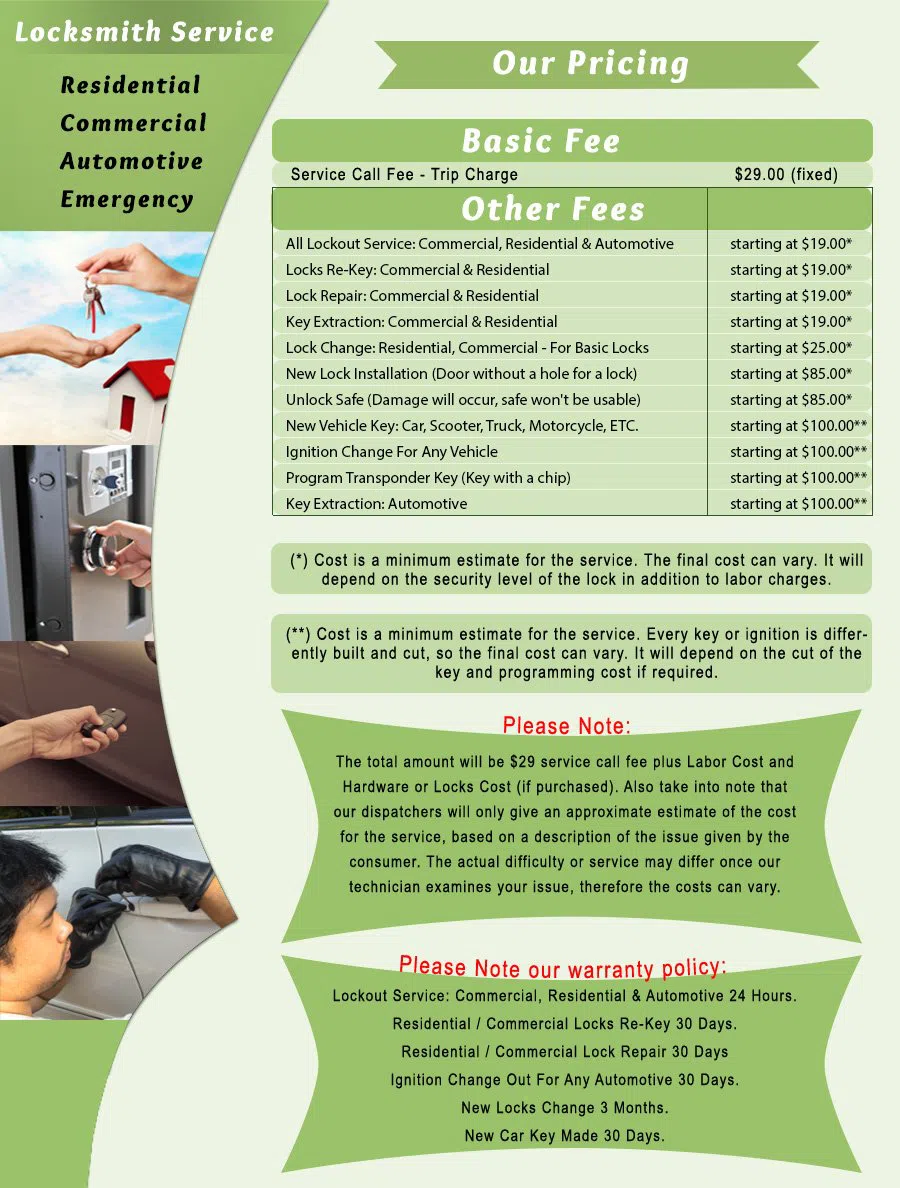 Norristown PA Locksmith Store Norristown, PA 484-271-6589 - price-list-c-22